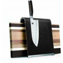 SGS1 KAI magnetic knife block - aluminum and leather