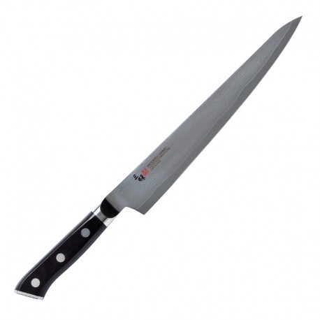 HKB-3010D CLASSIC BLACK Sujihiki slicing knife 24cm MCUSTA ZANMAI