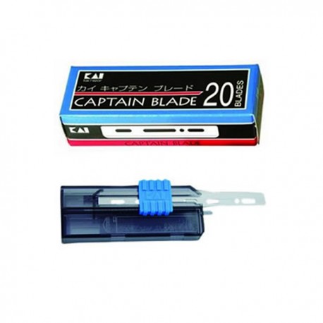 CAP-20BL sada 20 žiletek v rozdělovači KAI Captain Standard