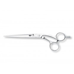 KSI-65OS Hair stylist scissors offset 6,5" KASHO Silver Series