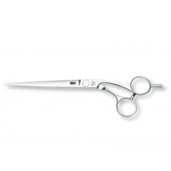 KSI-70OS Hair stylist scissors offset 7" KASHO Silver Series