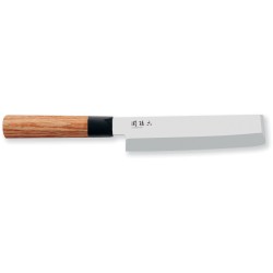 MGR-165N REDWOOD Nakiri jednostranne brúsený nôž na zeleninu, dĺžka ostria 16,5cm