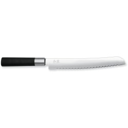 6723B WASABI BLACK Bread knife 23cm KAI