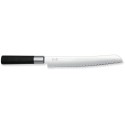 6723B WASABI BLACK Bread knife 23cm KAI