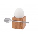 Egg holder Cube Clap Design oak